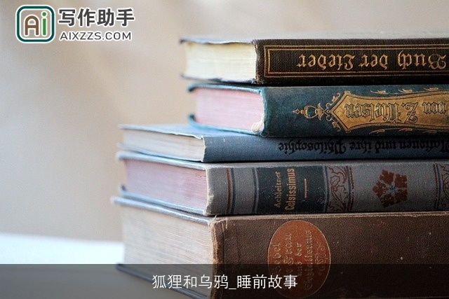 狐狸和乌鸦_睡前故事