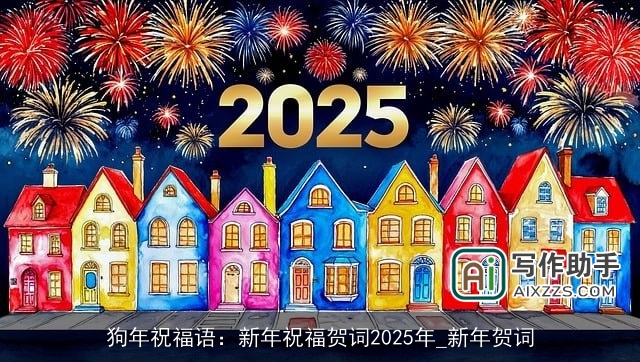 狗年祝福语：新年祝福贺词2025年_新年贺词