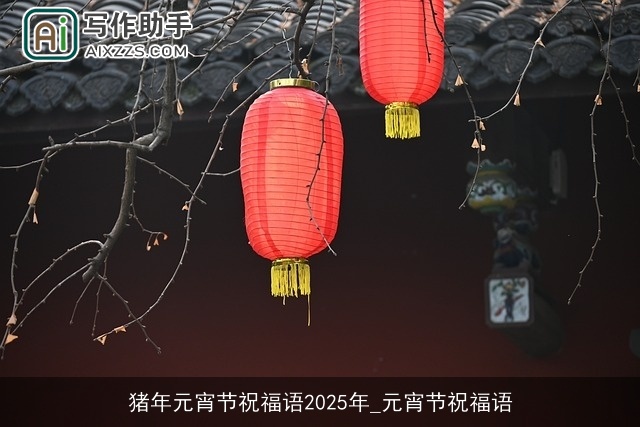 猪年元宵节祝福语2025年_元宵节祝福语