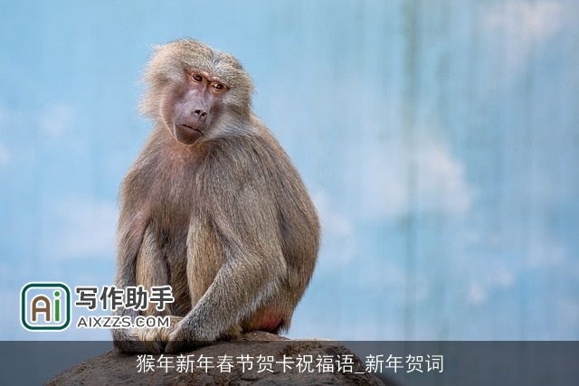 猴年新年春节贺卡祝福语_新年贺词