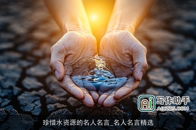珍惜水资源的名人名言_名人名言精选