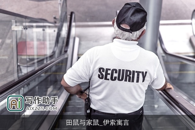 田鼠与家鼠_伊索寓言