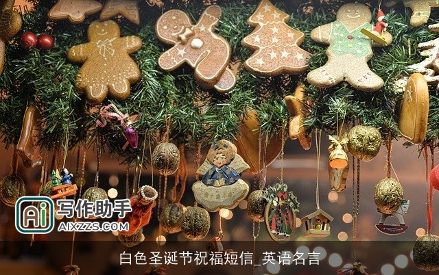 白色圣诞节祝福短信_英语名言