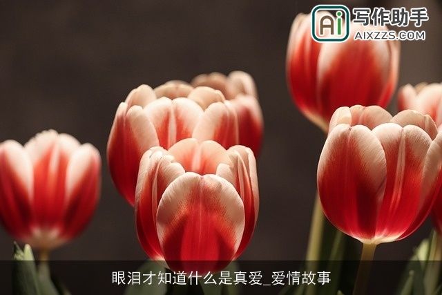 眼泪才知道什么是真爱_爱情故事