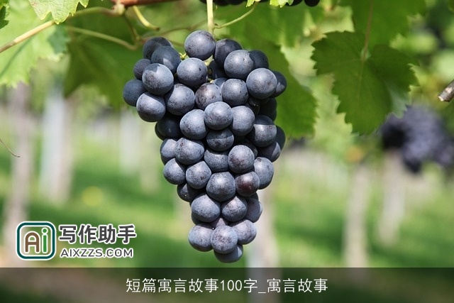 短篇寓言故事100字_寓言故事