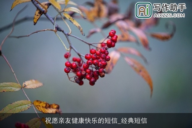 祝愿亲友健康快乐的短信_经典短信