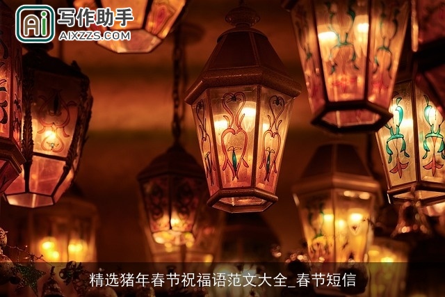 精选猪年春节祝福语范文大全_春节短信