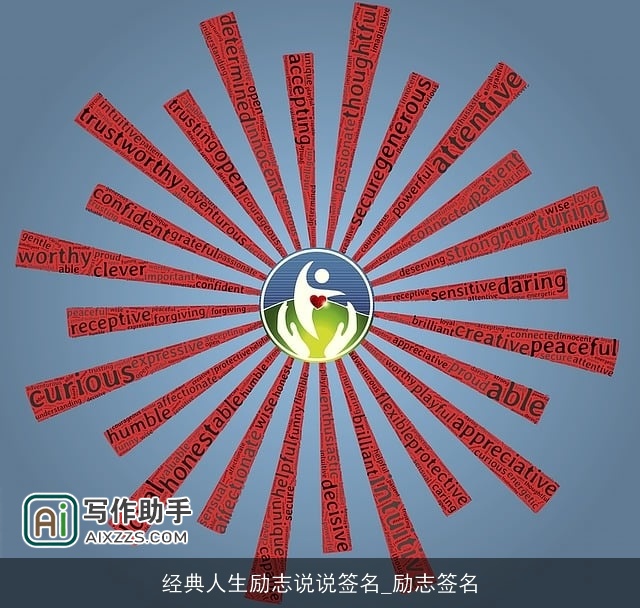 经典人生励志说说签名_励志签名