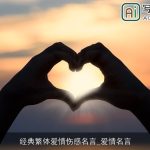 经典繁体爱情伤感名言_爱情名言