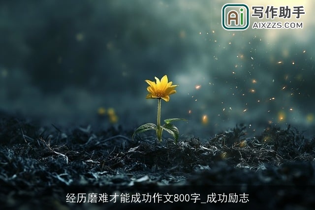 经历磨难才能成功作文800字_成功励志