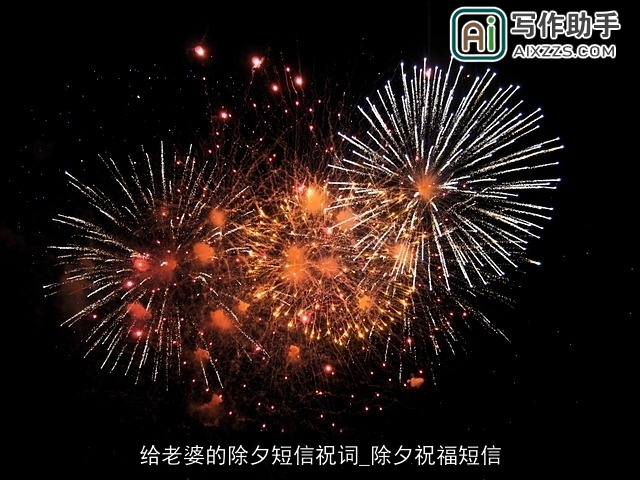 给老婆的除夕短信祝词_除夕祝福短信