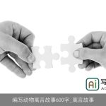 编写动物寓言故事600字_寓言故事