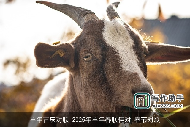 羊年吉庆对联 2025年羊年春联佳对_春节对联