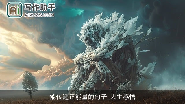 能传递正能量的句子_人生感悟