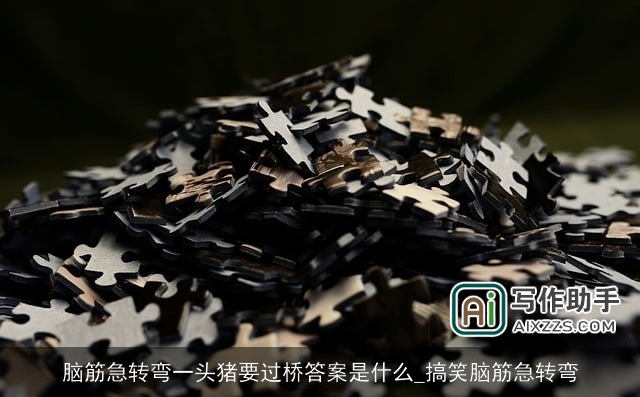 脑筋急转弯一头猪要过桥答案是什么_搞笑脑筋急转弯