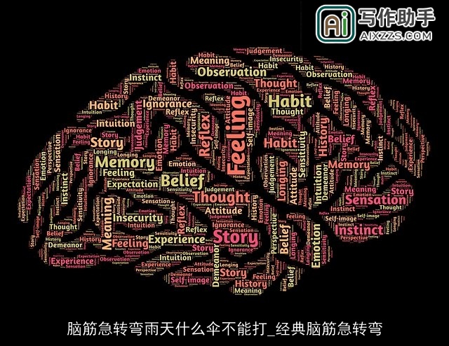 脑筋急转弯雨天什么伞不能打_经典脑筋急转弯