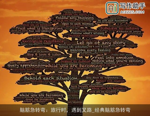 脑筋急转弯：旅行时，遇到叉路_经典脑筋急转弯