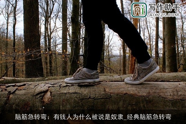 脑筋急转弯：有钱人为什么被说是奴隶_经典脑筋急转弯