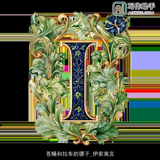 苍蝇和拉车的骡子_伊索寓言