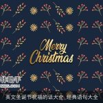 英文圣诞节祝福的话大全_经典语句大全