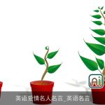 英语爱情名人名言_英语名言