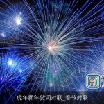 虎年新年贺词对联_春节对联