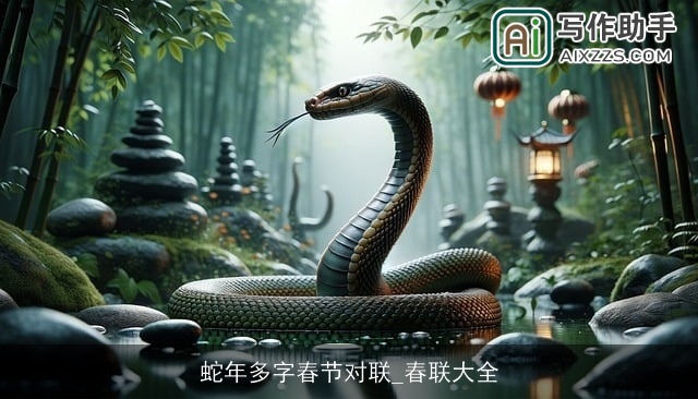蛇年多字春节对联_春联大全