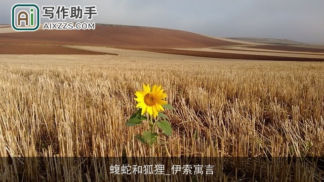 蝮蛇和狐狸_伊索寓言