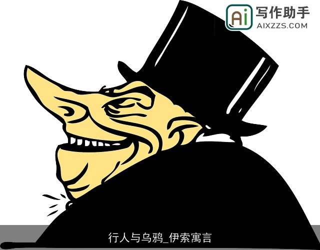 行人与乌鸦_伊索寓言