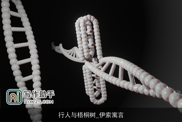 行人与梧桐树_伊索寓言