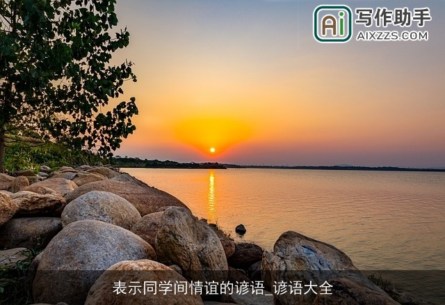 表示同学间情谊的谚语_谚语大全