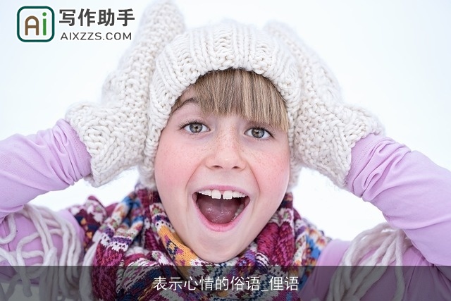 表示心情的俗语_俚语