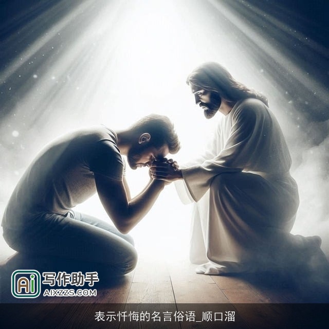 表示忏悔的名言俗语_顺口溜