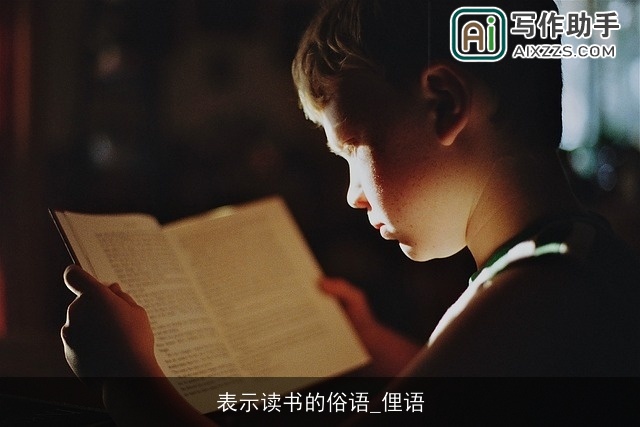 表示读书的俗语_俚语