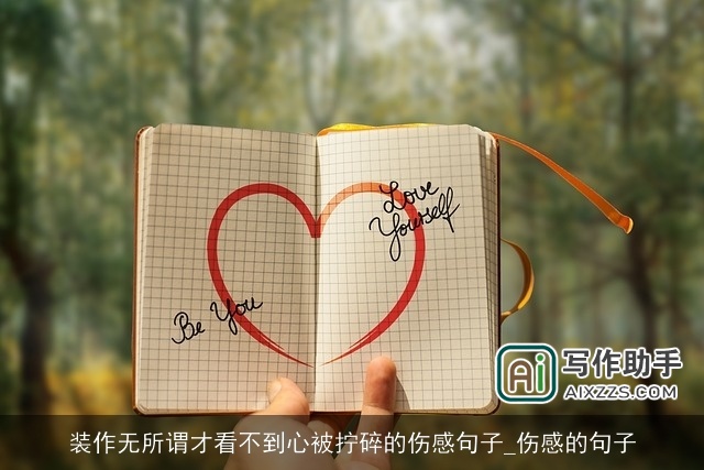 装作无所谓才看不到心被拧碎的伤感句子_伤感的句子