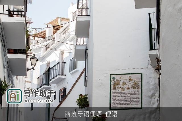 西班牙语俚语_俚语