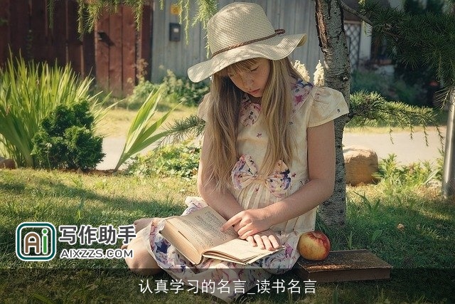 认真学习的名言_读书名言