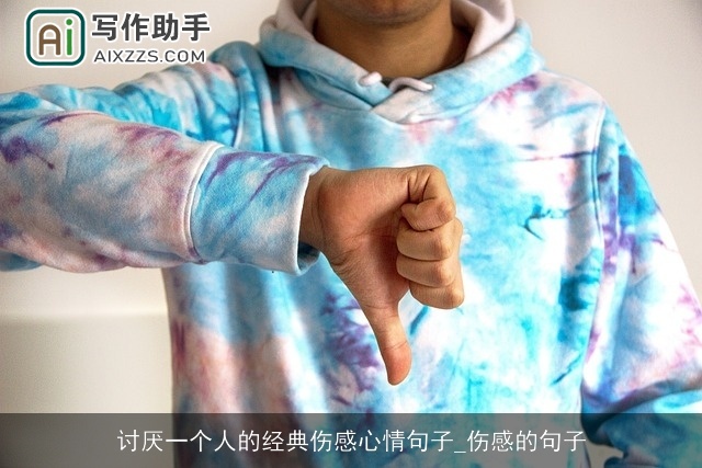 讨厌一个人的经典伤感心情句子_伤感的句子