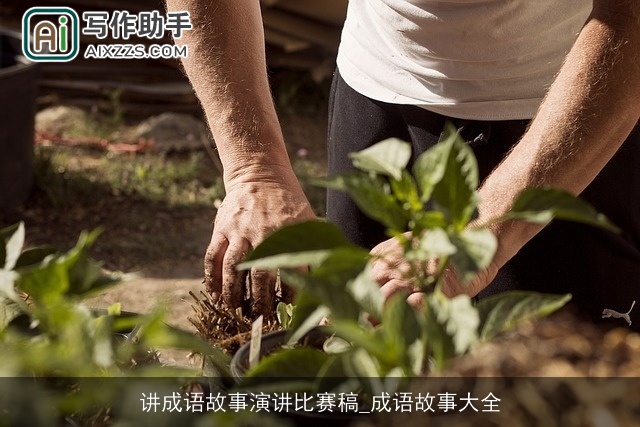 讲成语故事演讲比赛稿_成语故事大全