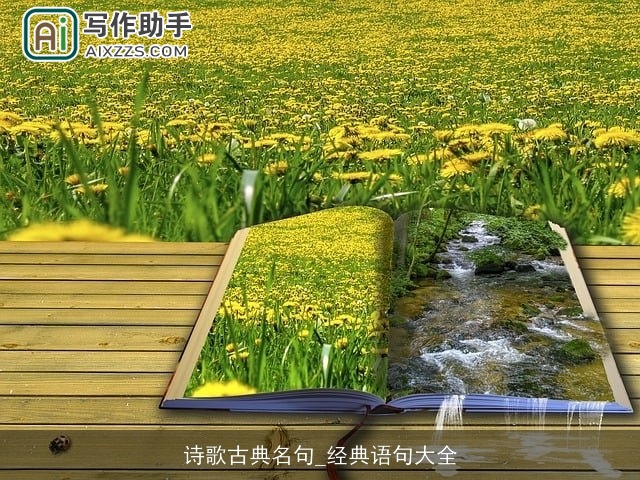 诗歌古典名句_经典语句大全