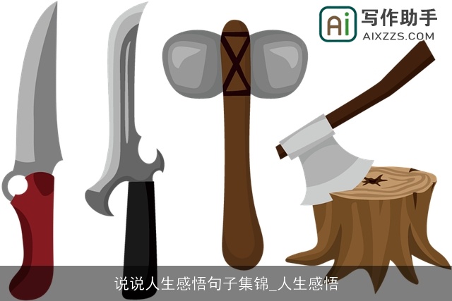 说说人生感悟句子集锦_人生感悟