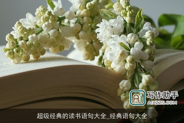 超级经典的读书语句大全_经典语句大全