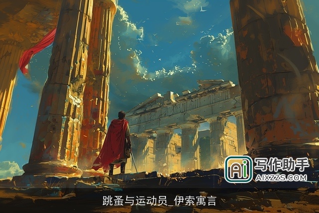 跳蚤与运动员_伊索寓言