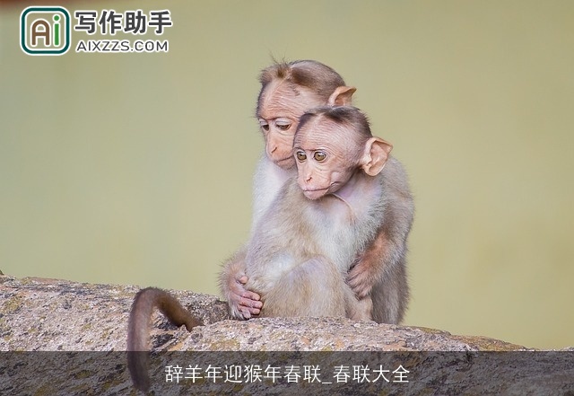 辞羊年迎猴年春联_春联大全