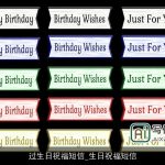 过生日祝福短信_生日祝福短信