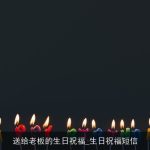 送给老板的生日祝福_生日祝福短信