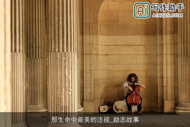 那生命中最美的注视_励志故事