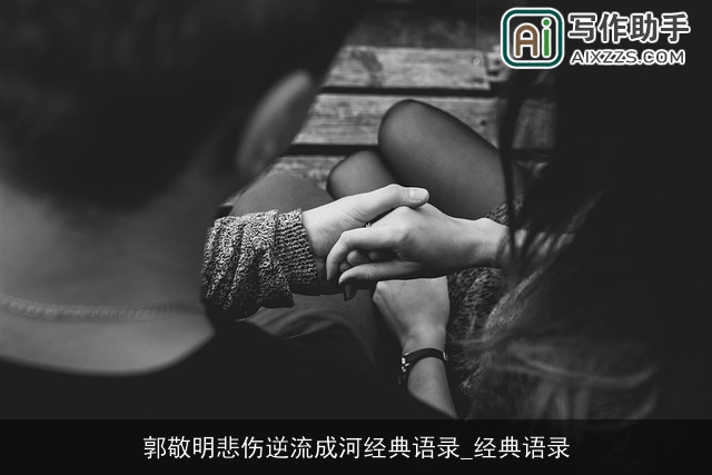 郭敬明悲伤逆流成河经典语录_经典语录