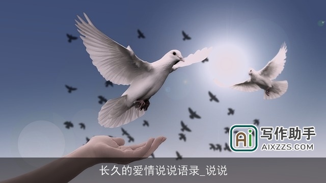 长久的爱情说说语录_说说