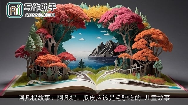 阿凡提故事：阿凡提：瓜皮应该是毛驴吃的_儿童故事